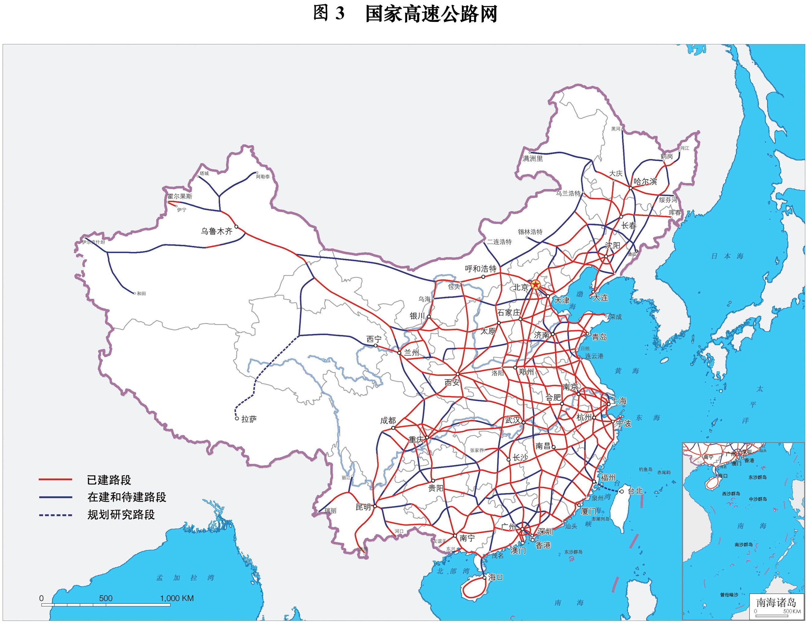 国家高速公路网 新华社发